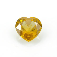 Yellow Sapphire 1PC Small 7x7 MM Heart Faceted Yellow Splendid Precious Gems