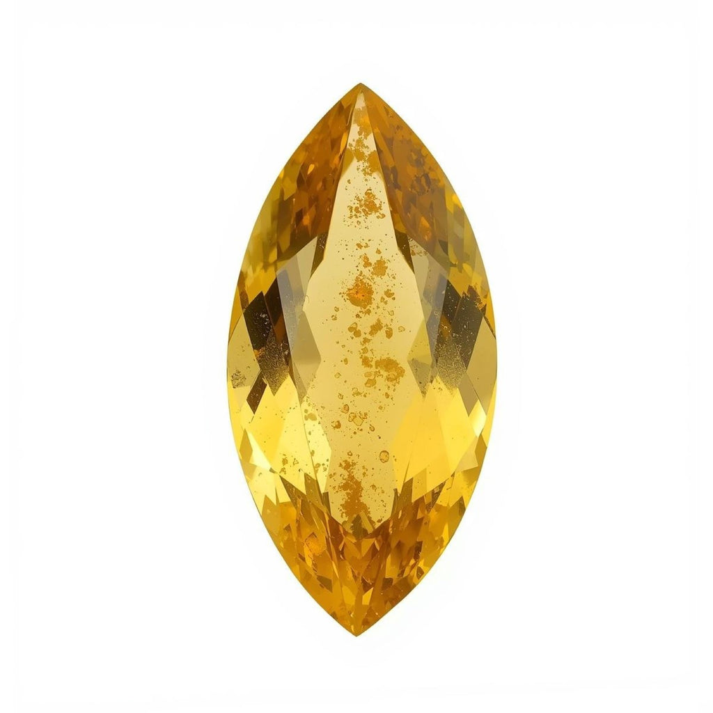 Yellow Sapphire 1PC Chunky 10x20 MM Marquise Faceted Yellow Splendid Precious Loose Gemstone