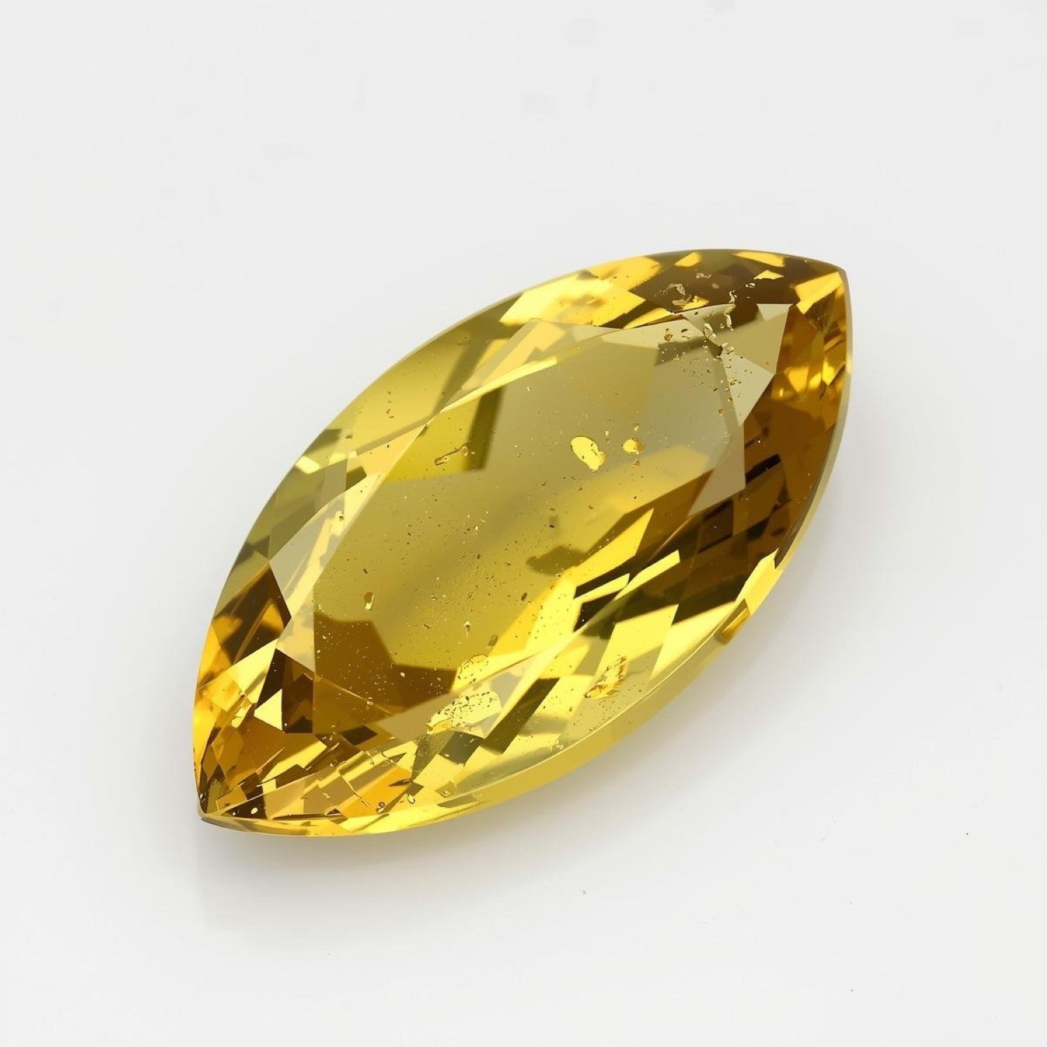 Yellow Sapphire 1PC Chunky 10x20 MM Marquise Faceted Yellow Splendid Precious Loose Gemstone Secondary image