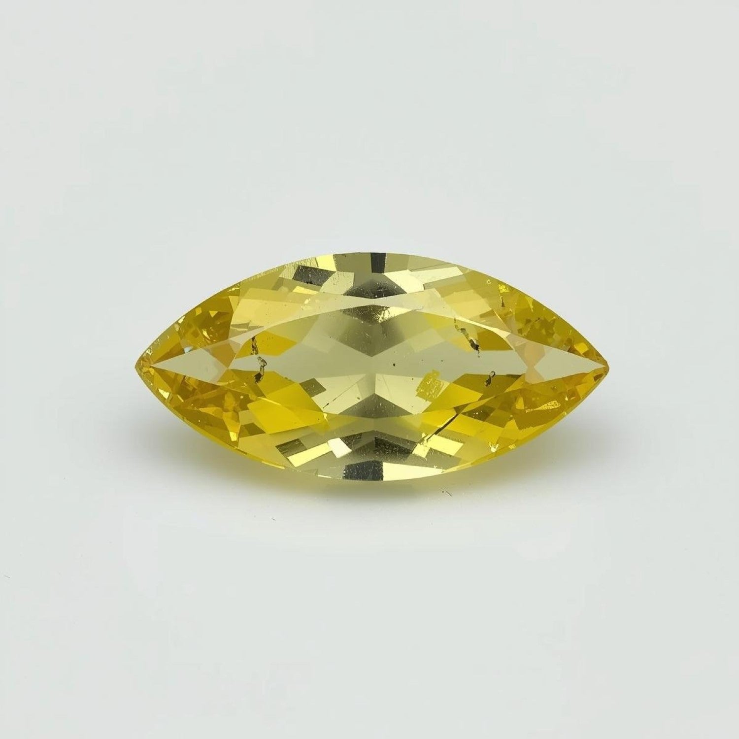 Yellow Sapphire 1PC Tiny 4x8 MM Marquise Faceted Yellow Pure Precious Loose Gems