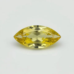 Yellow Sapphire 1PC Tiny 4x8 MM Marquise Faceted Yellow Pure Precious Loose Gems