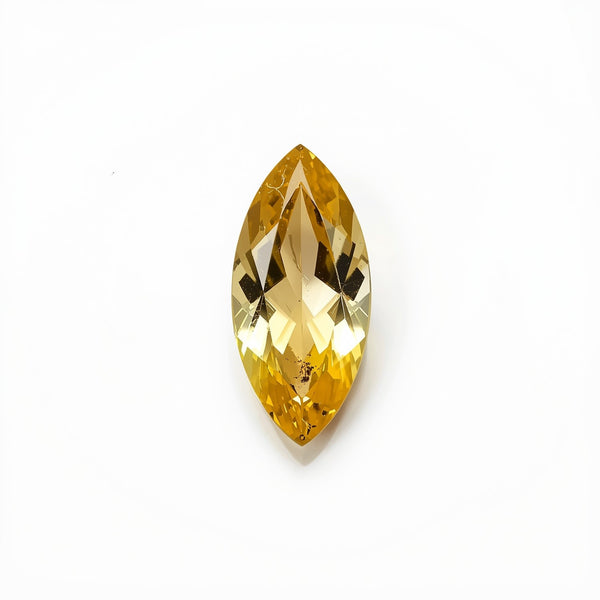 Yellow Sapphire 1PC Small 5x10 MM Marquise Faceted Yellow Fiery Precious Loose Gemstone