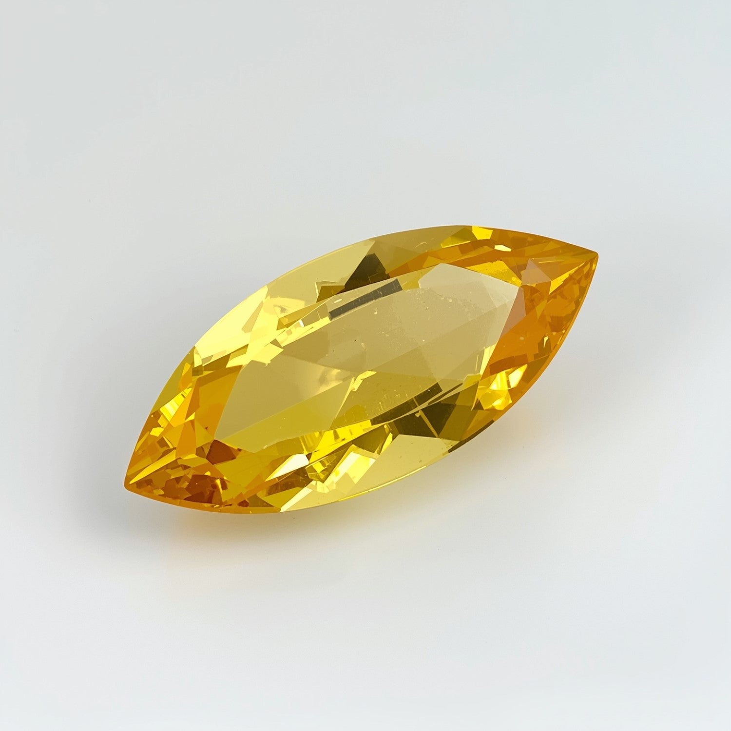 Yellow Sapphire 1PC Small 6x12 MM Marquise Faceted Yellow Brilliant Precious Loose Gemstones