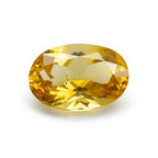 Yellow Sapphire 1PC Large 10x14 MM Oval Faceted Yellow Luster Precious Loose Gemstones