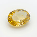 Yellow Sapphire 1PC Chunky 12x16 MM Oval Faceted Yellow Lustrous Precious Gems