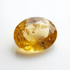 Yellow Sapphire 1PC Chunky 15x20 MM Oval Faceted Yellow Fine Precious Loose Gemstone