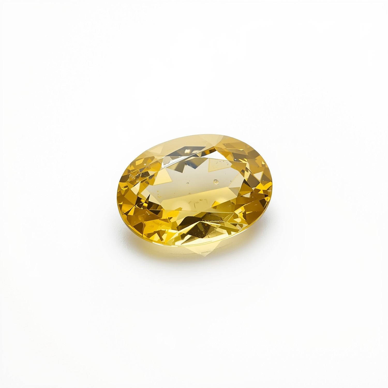 Yellow Sapphire 1PC Tiny 3x5 MM Oval Faceted Yellow Fine Precious Gems Immagine principale del prodotto
