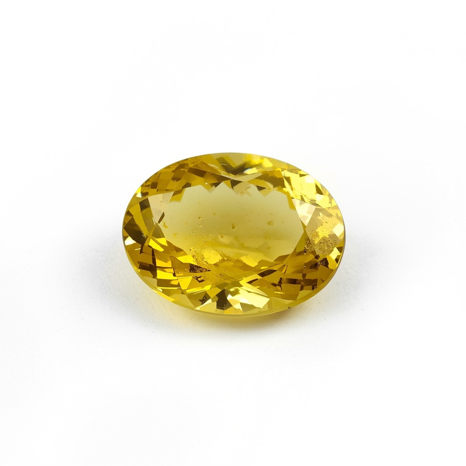 Yellow Sapphire 1PC Small 6x9 MM Oval Faceted Yellow Superior Precious Gems Image principale du produit