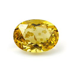 Yellow Sapphire 1PC Small 7x9 MM Oval Faceted Yellow Pure Precious Loose Gems