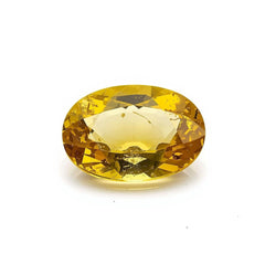 Yellow Sapphire 1PC Large 9x11 MM Oval Faceted Yellow Sparkling Precious Gems