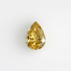 Yellow Sapphire 1PC Tiny 4x6 MM Pear Faceted Yellow Luster Precious Loose Gemstones