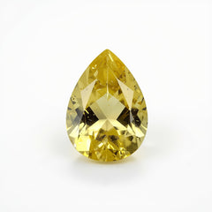 Yellow Sapphire 1PC Small 6x9 MM Pear Faceted Yellow Fine Precious Loose Gemstone