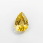 Yellow Sapphire 1PC Small 7x9 MM Pear Faceted Yellow High-Quality Precious Loose Gemstones