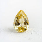 Yellow Sapphire 1PC Small 7x9 MM Pear Faceted Yellow High-Quality Precious Loose Gemstones