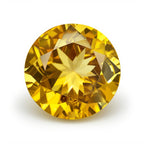 Yellow Sapphire 1PC Large 11x11 MM Round Faceted Yellow Fine Precious Gems