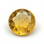 Yellow Sapphire 1PC Chunky 13x13 MM Round Faceted Yellow Natural Precious Loose Gemstone