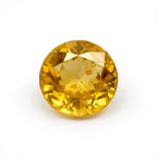 Yellow Sapphire 1PC Chunky 16x16 MM Round Faceted Yellow Pure Precious Loose Gems