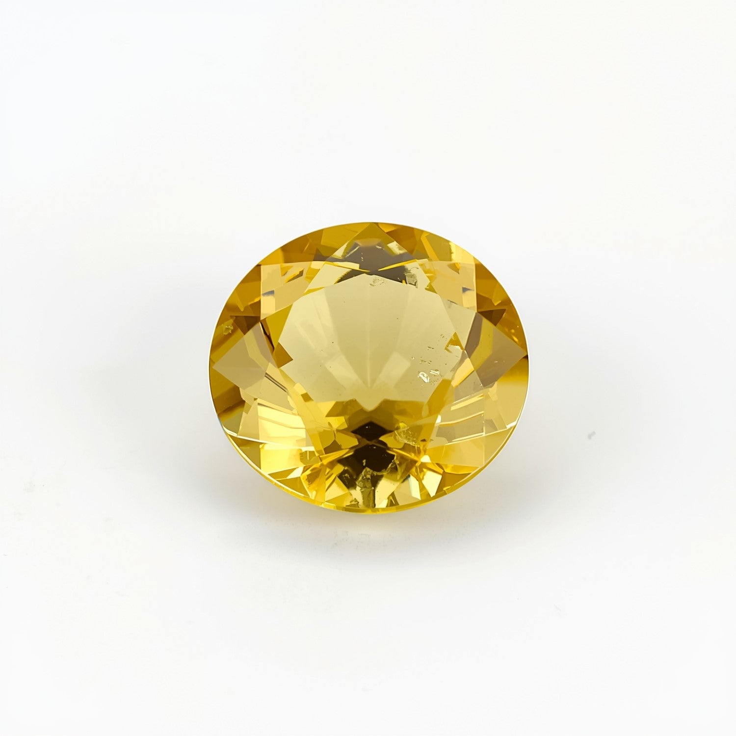 Yellow Sapphire 1PC Tiny 5x5 MM Round Faceted Yellow Sparkling Precious Loose Gemstone