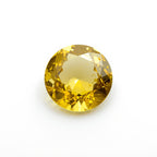 Yellow Sapphire 1PC Tiny 6x6 MM Round Faceted Yellow Polished Precious Loose Gemstones