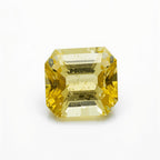 Yellow Sapphire 1PC Chunky 14x14 MM Square Faceted Yellow Genuine Precious Loose Gemstones