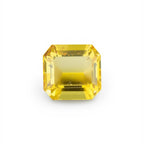 Yellow Sapphire 1PC Small 8x8 MM Square Faceted Yellow Luster Precious Loose Gems