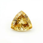 Yellow Sapphire 1PC Chunky 14x14 MM Triangle Faceted Yellow Genuine Precious Loose Gemstones