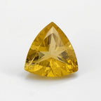 Yellow Sapphire 1PC Chunky 15x15 MM Triangle Faceted Yellow Superior Precious Gems