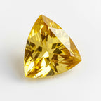 Yellow Sapphire 1PC Chunky 16x16 MM Triangle Faceted Yellow Pure Precious Loose Gems