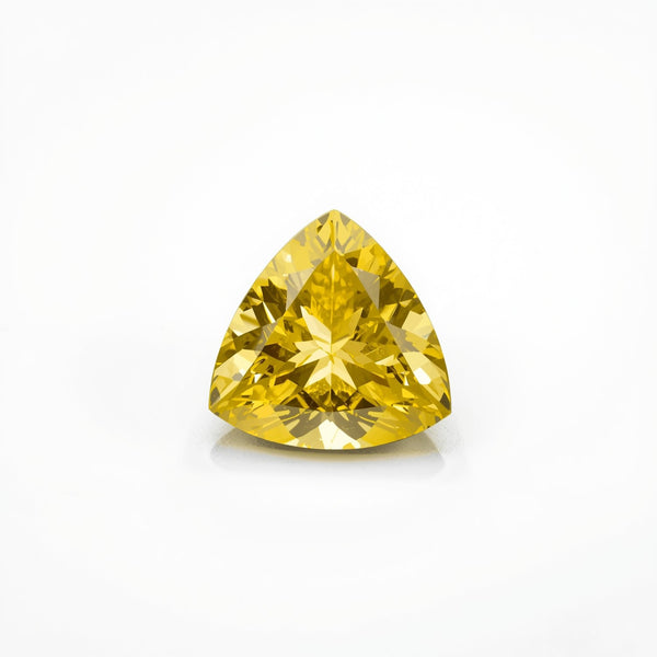 Yellow Sapphire 10PC Tiny 3x3 MM Triangle Faceted Yellow Fiery Precious Gems