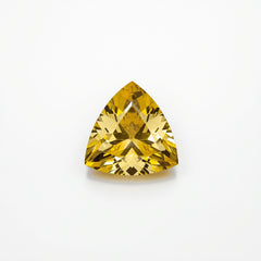 Yellow Sapphire 1PC Tiny 5x5 MM Triangle Faceted Yellow Sparkling Precious Loose Gemstone