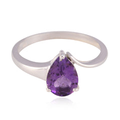 Adorable Gems Amethyst 925 Sterling Silver Ring Gift Graduation