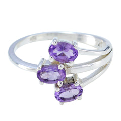 Adorable Gemstones Amethyst 925 Sterling Silver Rings Faishonable Day