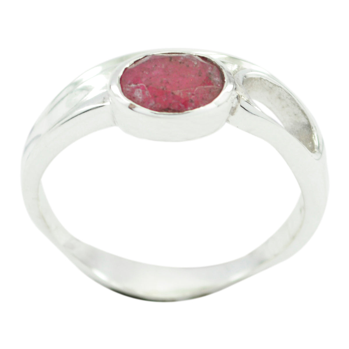 Attractive Stone Indianruby Sterling Silver Ring Jewelry Making Class