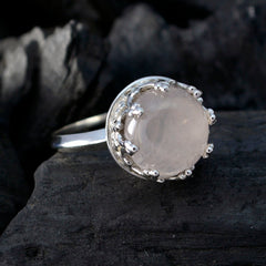 Bonnie Gemstones Rose Quartz 925 Sterling Silver Ring Jewelry Ads