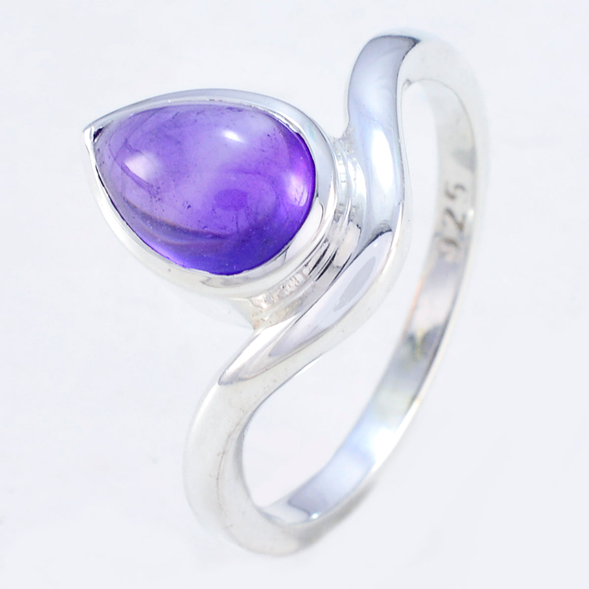Captivating Gemstones Amethyst 925 Silver Rings Gift Independence