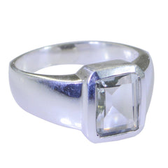 Chocolate-Box Gem Crystal Quartz Silver Ring You Are My Sunshine Jewelry