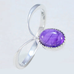 Chocolate-Box Gems Amethyst 925 Sterling Silver Ring Best Selling Shop