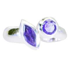 Cunning Gem Amethyst 925 Sterling Silver Rings Cremation Jewelry