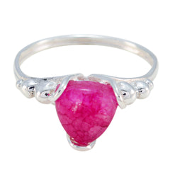 Cunning Gemstone Indianruby 925 Sterling Silver Ring Jewelry Show