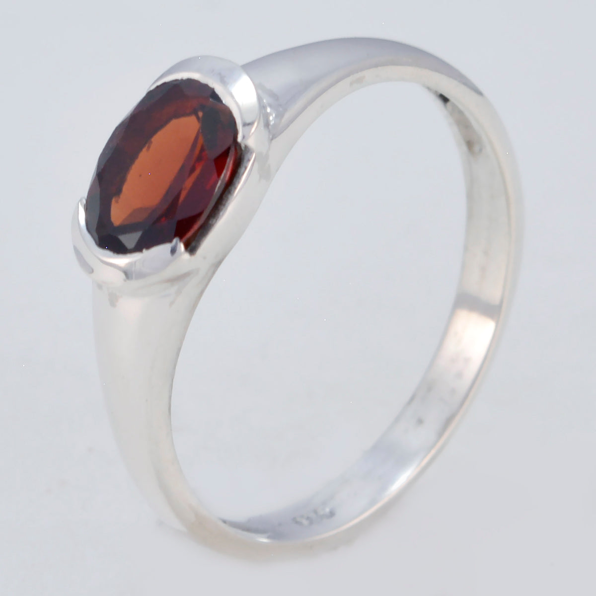 Excellent Gem Garnet 925 Sterling Silver Rings Best Jewelry Stores