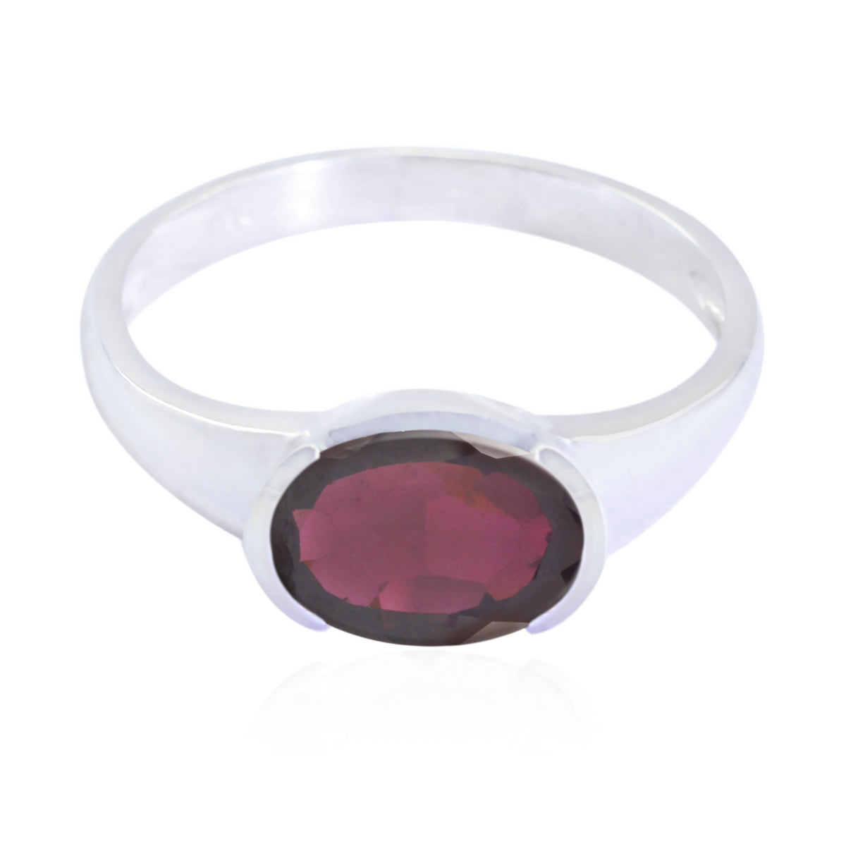 Excellent Gem Garnet 925 Sterling Silver Rings Best Jewelry Stores
