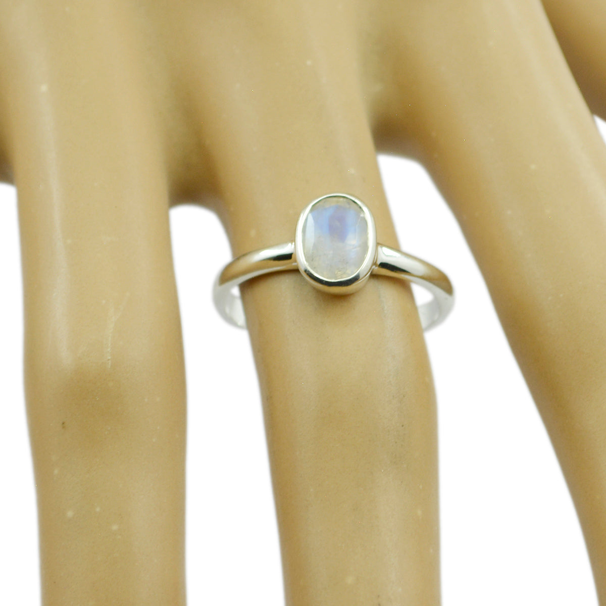 Exporter Gem Rainbow Moonstone Sterling Silver Ring Gold Jewelry Online