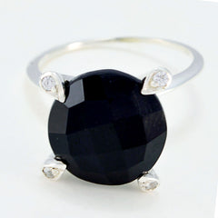Fair Gem Black Onyx 925 Silver Ring Jewelry For Ashes Of Loved Ones