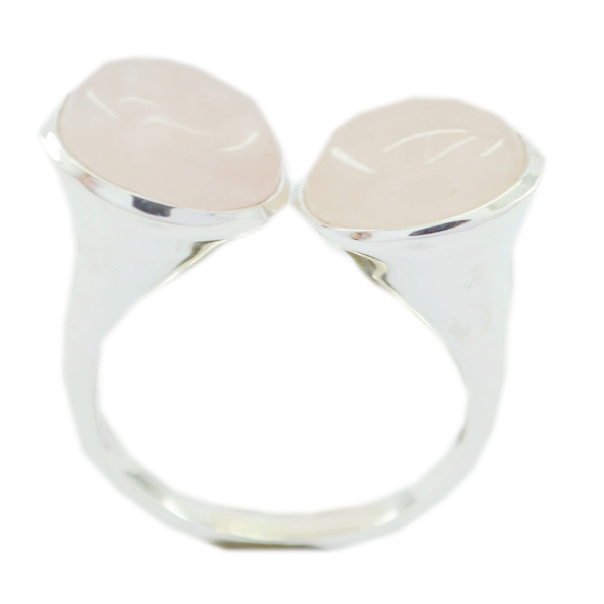 Fine-Looking Gemstone Rose Quartz Solid Silver Rings Jewelry Blog