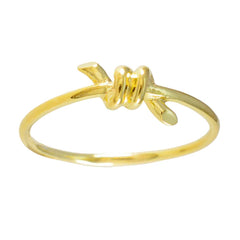 riyo raro anello in argento con placcatura in oro giallo pietra semplice forma lunetta con montatura fatta a mano anello natalizio