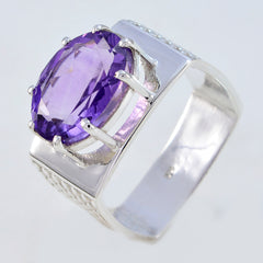 Glamorous Gem Amethyst 925 Sterling Silver Ring Best Jewelry Cleaner