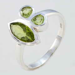 Gorgeous Stone Peridot 925 Sterling Silver Rings Fine Selling Shops