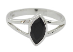 Handsome Gems Black Onyx 925 Sterling Silver Ring Jewelry Images