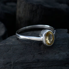 Handsome Stone Citrine 925 Sterling Silver Ring Sell Jewelry Near Me