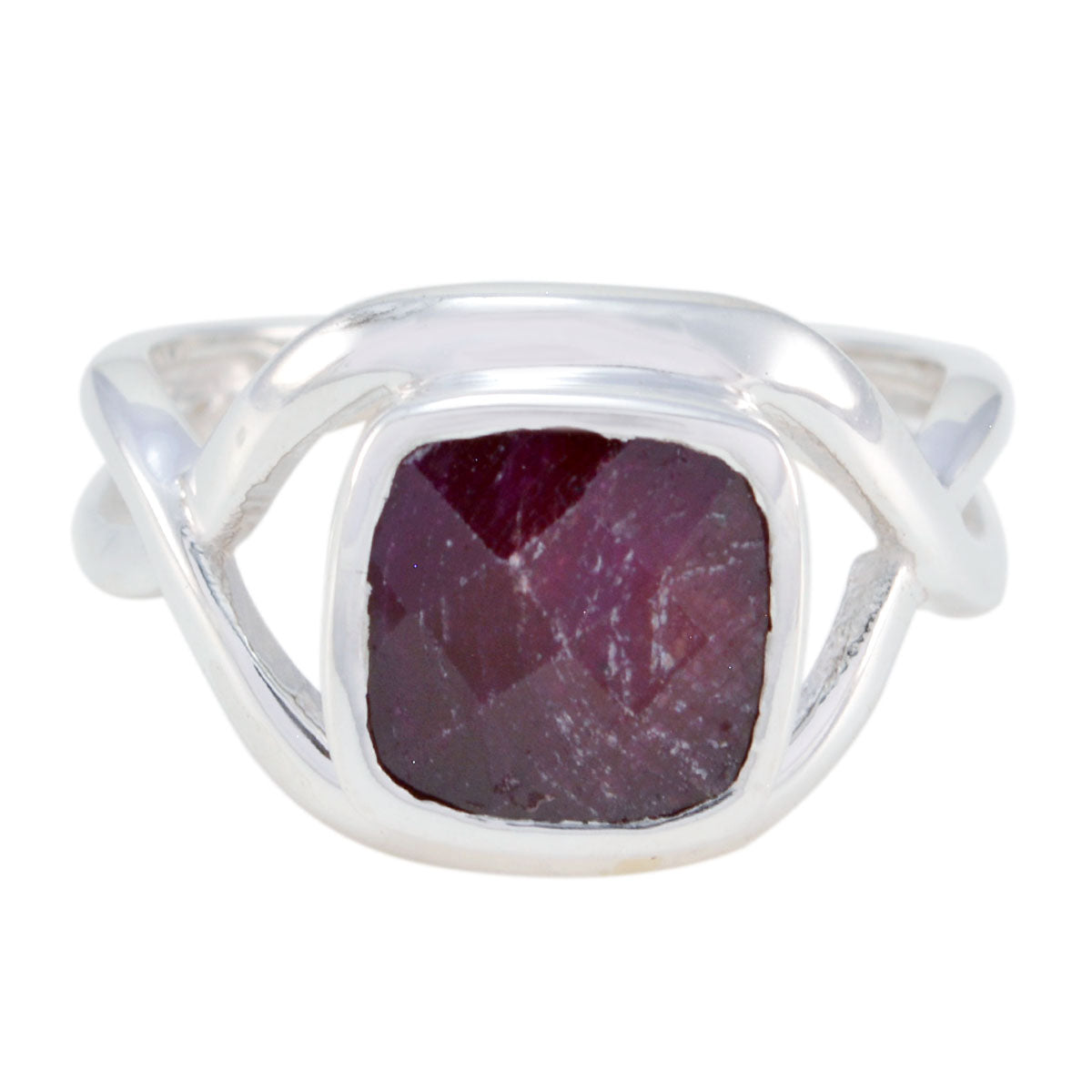 Inviting Gemstone Indianruby 925 Sterling Silver Rings Jewelry Pouch